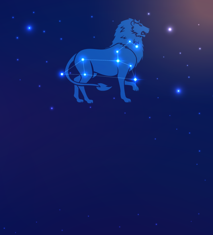 Représentation du signe Lion - Horoscope du jour